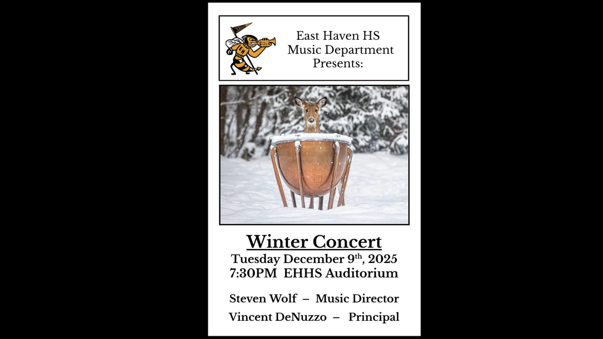 2025 EHHS Music Dept Winter Concert